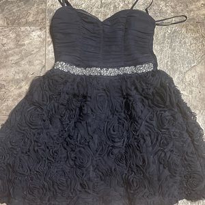 Navy blue mini dress